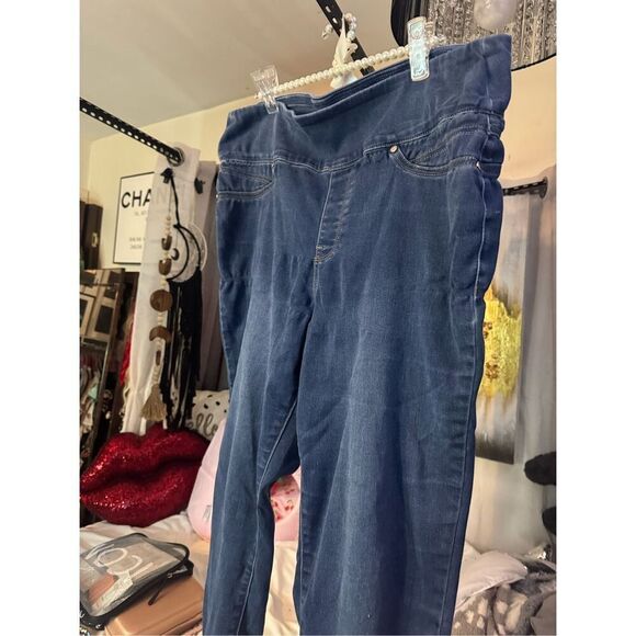 Seven jeans plus size jean/denim jegging legging size 16 (1xl) - Picture 5 of 9
